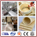 Acrylic needle felt water repellent dust filter bag in cement application